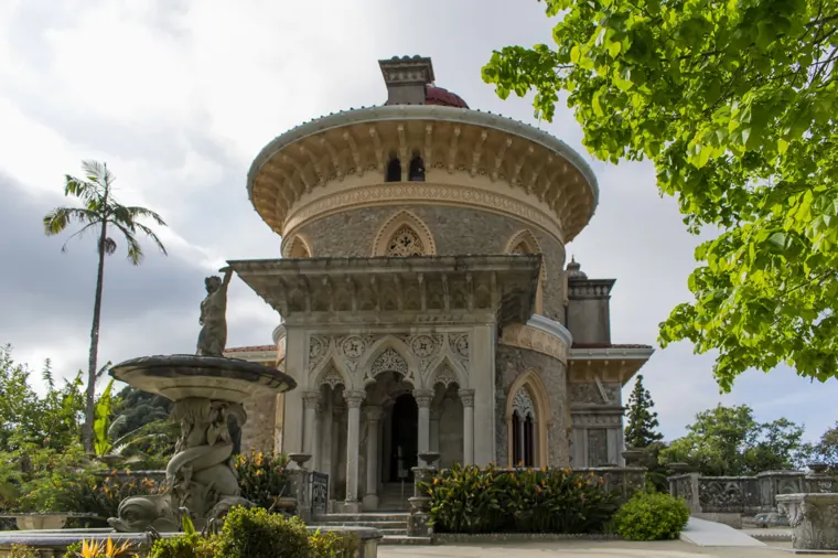 The domed Moorish-Indian façade of Monserrate Palace
